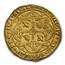 France Gold Franc F'Pied Charles V (1364-1380) MS-64 NGC