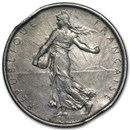 France Silver 5 Francs (ASW .3221, Random Dates)