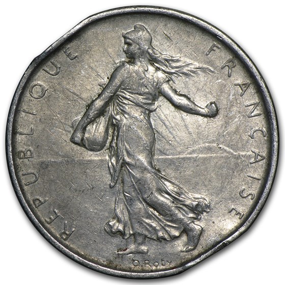 France Silver 5 Francs (ASW .3221, Random Dates) France Silver 5 Francs (ASW .3221, Random Dates)