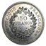 France Silver 50 Francs Hercules (1974-1979) Cleaned