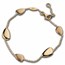 G.R.A.S. by The Holy Land Mint 14K Gold Bracelet w Frosted Gold
