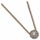 G.R.A.S. by The Holy Land Mint 14K Gold Necklace w Pavé Diamonds