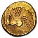Gaul, Ambiani AV Gold Stater (1st Century BC) VF (Gallic Wars)