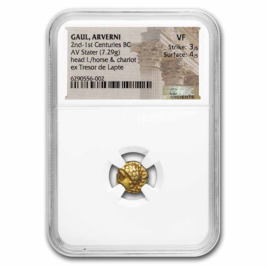 Gaul, Arverni AV Stater 2nd-1st cent. BC VF NGC (Tresor de Lapte)