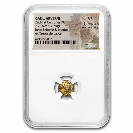 Gaul, Arverni AV Stater 2nd-1st cent. BC VF NGC (Tresor de Lapte) Gaul, Arverni AV Stater 2nd-1st cent. BC VF NGC (Tresor de Lapte)