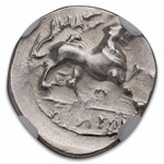 Gaul, Massalia AR Silver Drachm (2nd-1st Century BC) Ch VF NGC