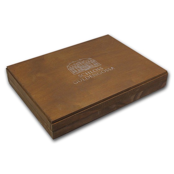 Buy Geiger Edelmetalle Wood Storage Box for 100 gram Silver Bars | APMEX