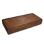 Geiger Edelmetalle Wood Storage Box for 100 oz Silver Bars