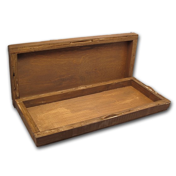 Buy Geiger Edelmetalle Wood Storage Box for 100 oz Silver Bars | APMEX