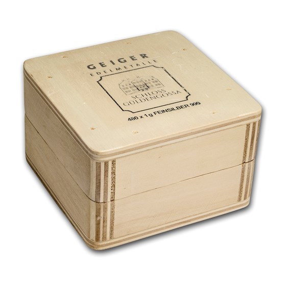 Buy Geiger Wood Storage Box 1 gram Silver Bars (Original Series) APMEX
