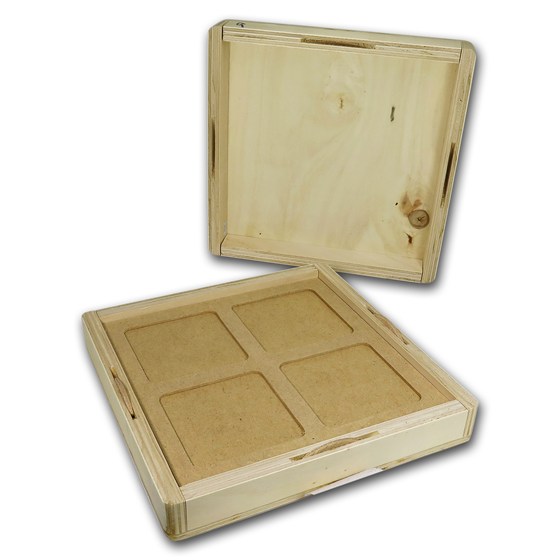 Buy Geiger Wood Storage Box - 1 kilo Silver Bars (Original Series) | APMEX