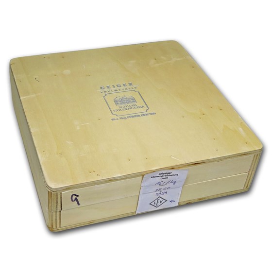 Geiger Wood Storage Box - 1 kilo Silver Bars (Original Series) Geiger Wood Storage Box - 1 kilo Silver Bars (Original Series)