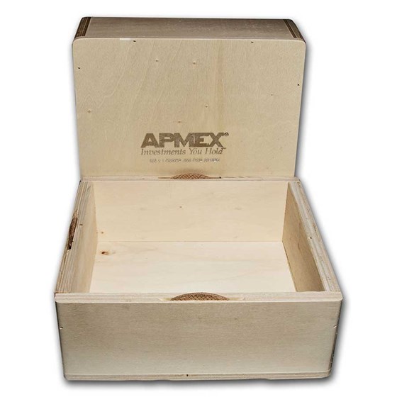 Buy Geiger Wood Box 1 oz Silver Bars APMEX Branded APMEX