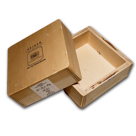 Buy Geiger Wood Storage Box 10 gram Silver Bars (Original Series) APMEX