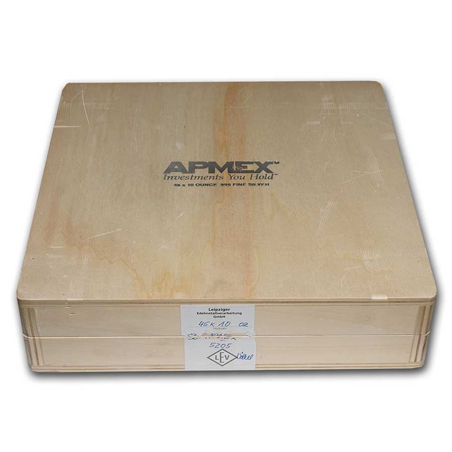 Buy Geiger Wood Storage Box 10 oz Silver APMEX Branded Bars (Empty