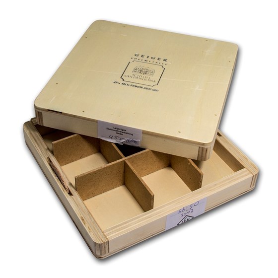 Buy Geiger Wood Storage Box 10 oz Silver Bars (Original Series) APMEX