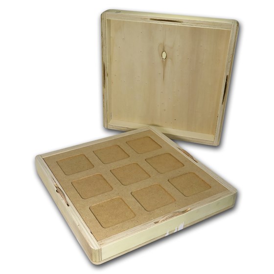 Buy Geiger Wood Storage Box 250 gram Silver Bars (Original Series