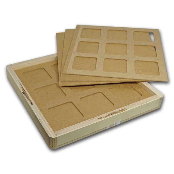 Buy Geiger Wood Storage Box 250 gram Silver Bars (Original Series