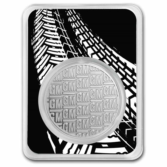 General Motors Logo (1967-2021) 1 oz Silver w/TEP General Motors Logo (1967-2021) 1 oz Silver w/TEP