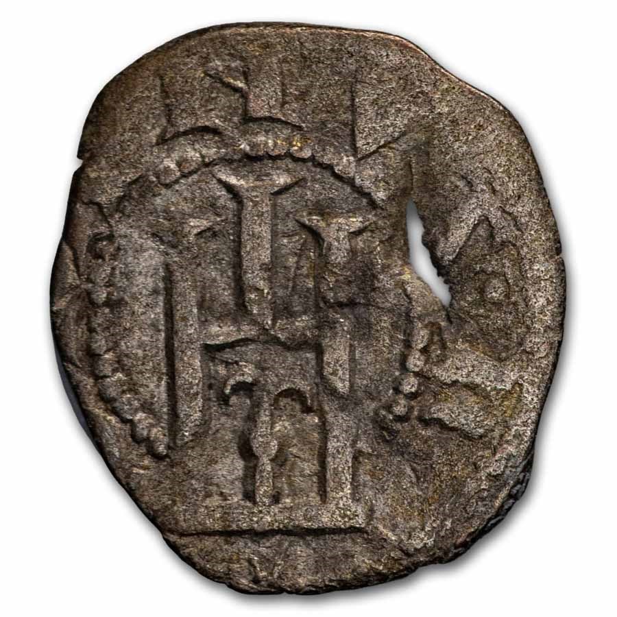 Genoa Italian States Silver Denaro (12th Century) Fine-VF
