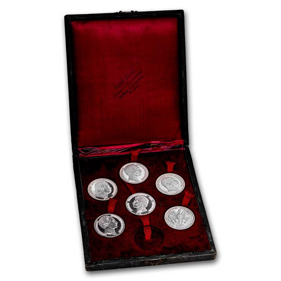 German States - Josef Dietz 6 Coin Thaler Proof Set