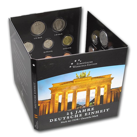 Germany 25th Anniversary Fall of the Berlin Wall 16-Coin Set BU Germany 25th Anniversary Fall of the Berlin Wall 16-Coin Set BU
