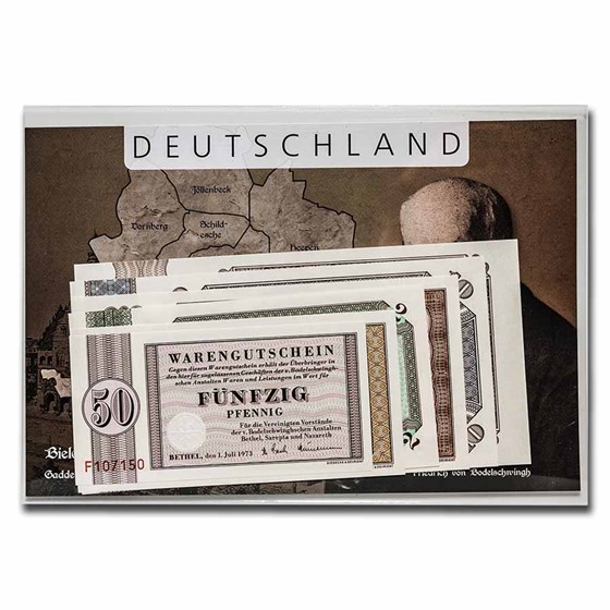 Germany Bethel Money 6-Note Set Unc Germany Bethel Money 6-Note Set Unc