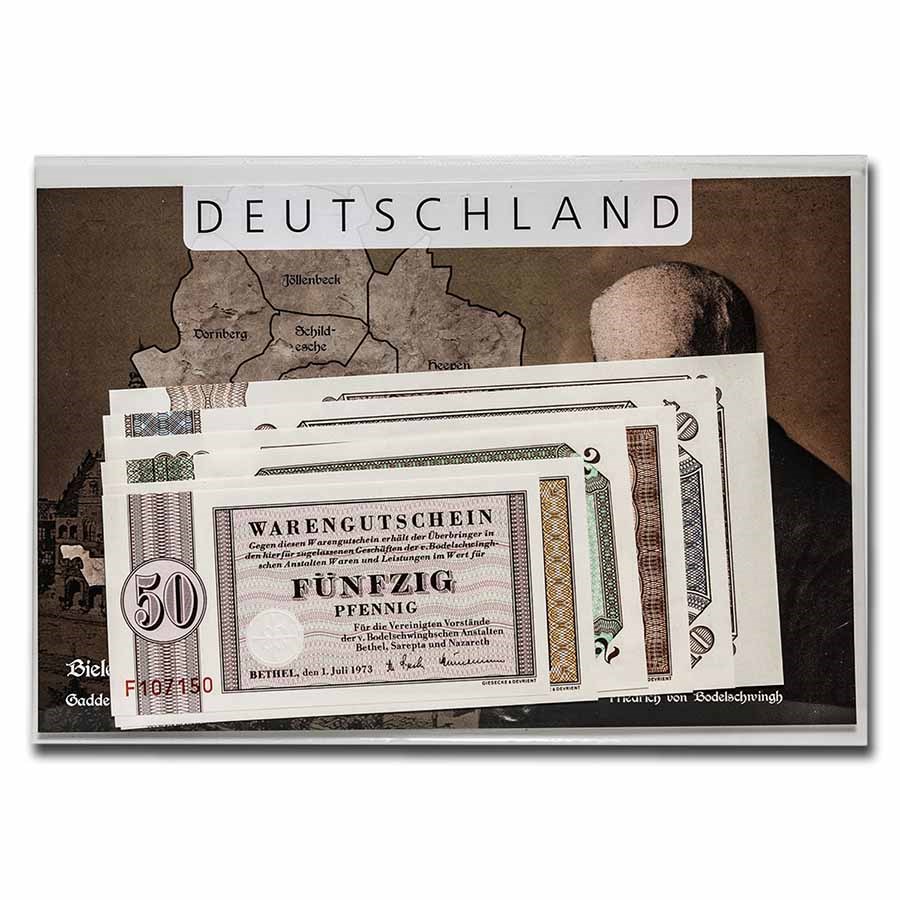 Germany Bethel Money 6-Note Set Unc