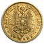 Germany Gold 10 Mark Bavaria Ludwig II (1872-1881) Avg Circ
