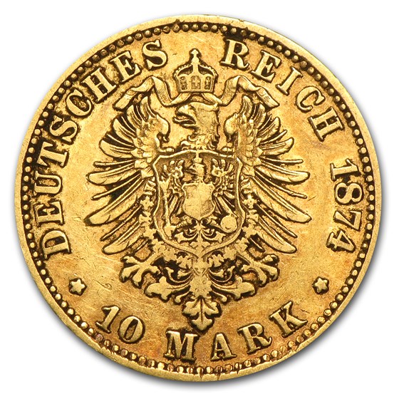 Germany Gold 10 Mark (Random) Avg Circ Germany Gold 10 Mark (Random) Avg Circ