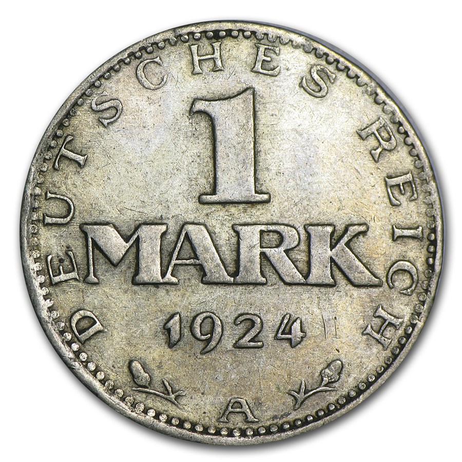 Germany Silver 1 Mark (Random) VF