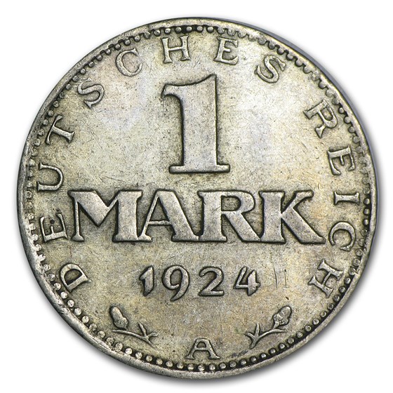 Germany Silver 1 Mark (Random) VF Germany Silver 1 Mark (Random) VF