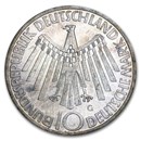 Germany Silver 10 Marks Commems BU (1972-2001)