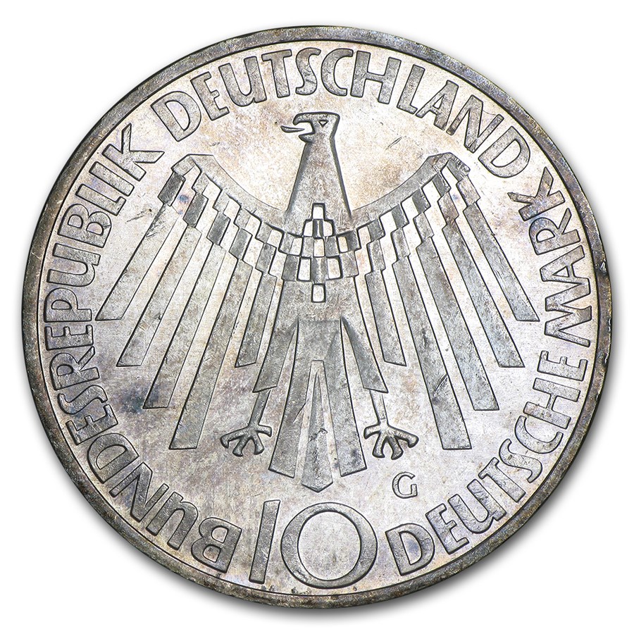 Germany Silver 10 Marks Commems BU (1972-2001)