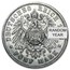 Germany Silver 5 Mark Prussia Wilhelm II (1891-1912) Avg Circ