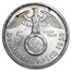 Germany Silver 5 Marks Hindenburg AU
