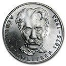 Germany Silver Commemorative 5 Deutsche Mark AU (1951-1979)