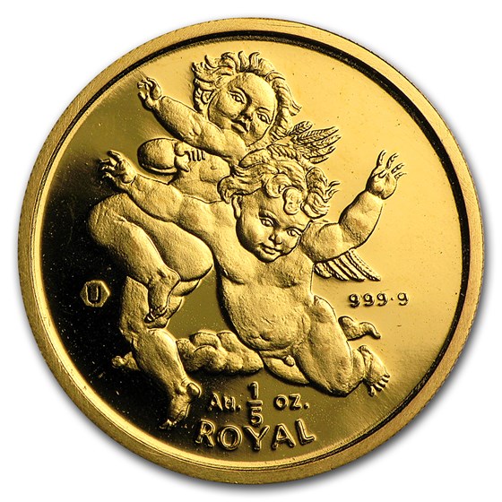 Gibraltar 1/5 oz Gold Royal BU/Proof (Random year) Gibraltar 1/5 oz Gold Royal BU/Proof (Random year)