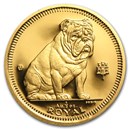 Gibraltar Gold 1/2 oz Royal Dog BU/Proof (Random)