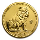 Gibraltar Gold 1/5 oz Royal Dog BU (Random)