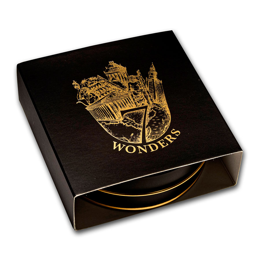 Buy Gift Box Tin 1 oz Ag 7 Wonders of the Anc World | APMEX
