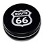Gift Box Tin - 1 oz Silver Shield Shaped Round: Route 66