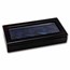Glass Top Wood Presentation Box - 4 Coin Set (Gold Eagles)