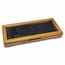 Glass Top Wood Presentation Box - Four Slab