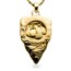 Gold Plate Buffalo Nickel Arrowhead Necklace