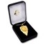 Gold Plate Buffalo Nickel Arrowhead Necklace