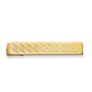 Gold-plated Chevron Pattern Tie Bar