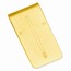 Gold-plated Cross Engraveable Money Clip