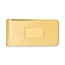Gold-Plated Engravable Grooved Starburst Money Clip