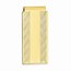 Gold-plated Kelly Waters Hinged Money Clip with X-pattern Sides
